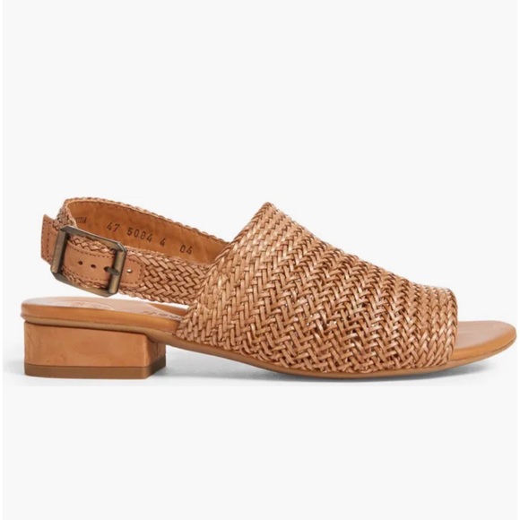 PAUL GREEN Helena espadrille sandals size 7.5 US Color Cuoio Sisal Woven leather - Picture 3 of 15